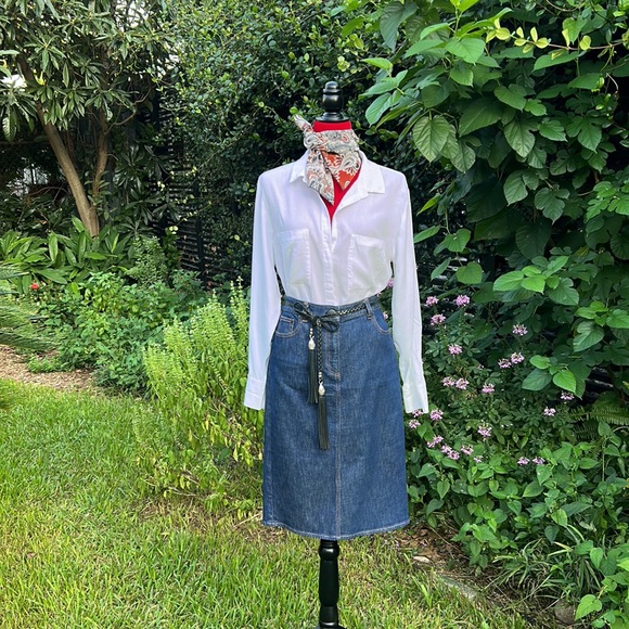 J Crew Denim Pencil Skirt 29 - Picture 10 of 13